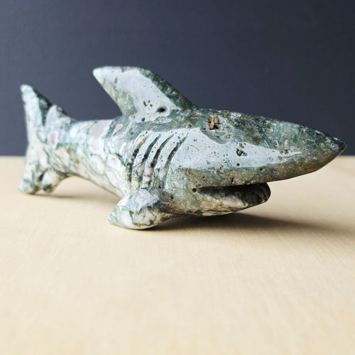 Moss Agate Shark