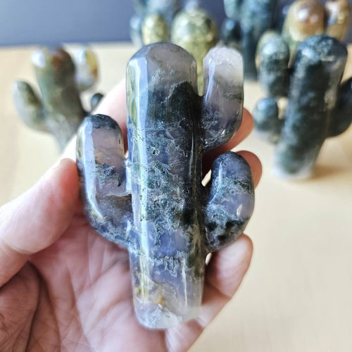 Moss Agate & Rainforest Jasper | Cactus