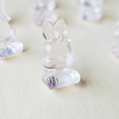 Mozambique Rose Quartz Bunnies | Bunny Love
