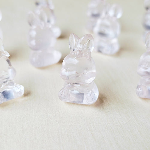 Mozambique Rose Quartz Bunnies | Bunny Love