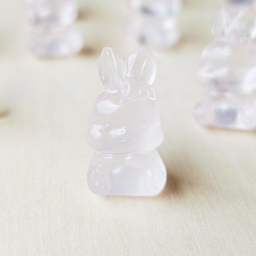 Mozambique Rose Quartz Bunnies | Bunny Love