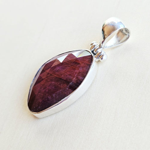 Multi Sapphire Faceted Pendant | Sacred Connection
