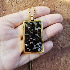 Muonionalusta & Sericho Meteorite Pendant | Galactic Origin