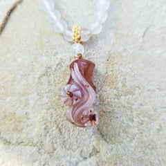Nanhong Agate Adjustable Necklace | Harmony