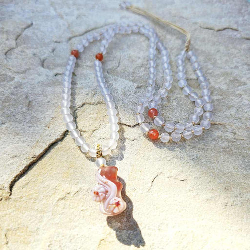 Nanhong Agate Adjustable Necklace | Harmony
