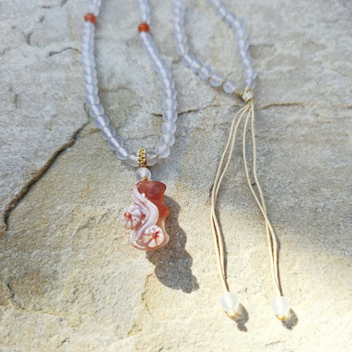Nanhong Agate Adjustable Necklace | Harmony
