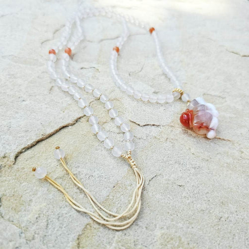 Nanhong Agate Adjustable Necklace | Weaver Of Fortune