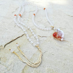 Nanhong Agate Adjustable Necklace | Weaver Of Fortune