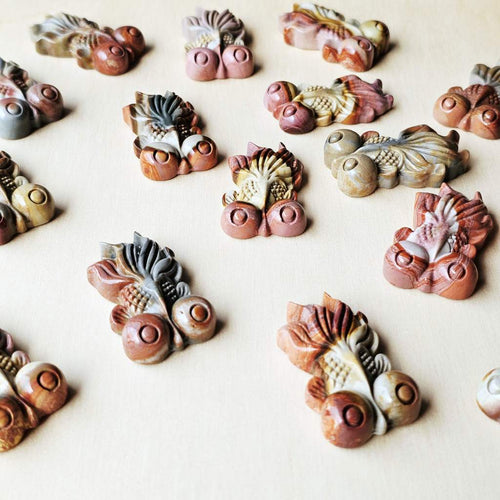 Natural Alashan Stone Goldfish | Alashan Prosperity Keepers