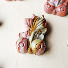 Natural Alashan Stone Goldfish | Alashan Prosperity Keepers