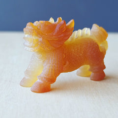 Natural Carnelian Qilin | Hand Carved Qilin