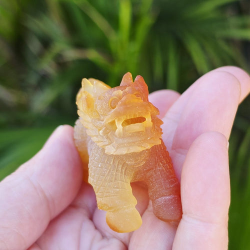 Natural Carnelian Qilin | Hand Carved Qilin