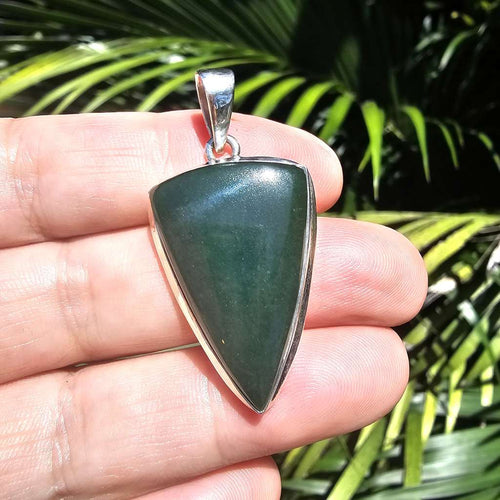 Nephrite Jade Pendant | Emerald Current