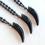 Obsidian Necklace | The Jaguar spirit