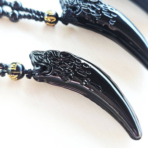 Obsidian Necklace | The Jaguar spirit
