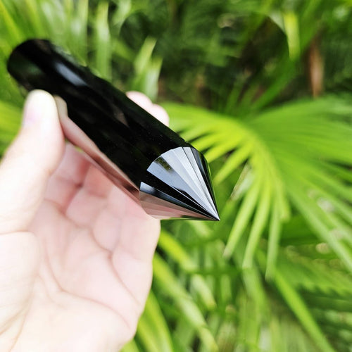 Obsidian Vogel Wand | 24 Sides 270gms