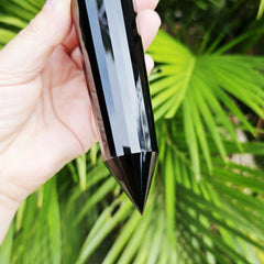 Obsidian Vogel Wand | 24 Sides 356gms