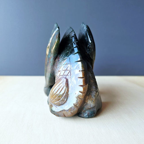 Ocean Jasper Dragon | Calm Current Guardian