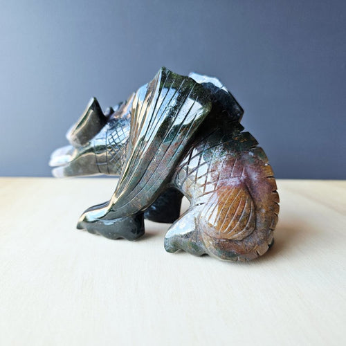 Ocean Jasper Dragon | Calm Current Guardian