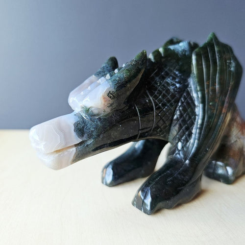 Ocean Jasper Dragon | Calm Current Guardian