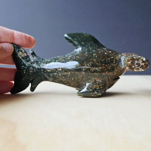 Ocean Jasper Hammerhead Shark 422gms