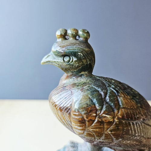 Ocean Jasper Peacock | Majestic Guardian