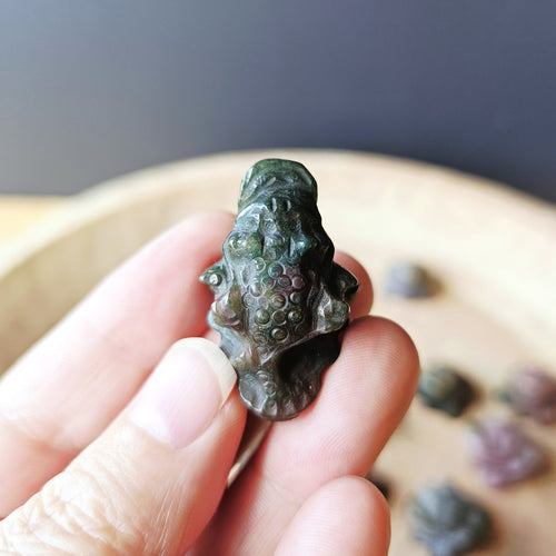 Ocean jasper Money Toad | Calming Ocean Of Abundance