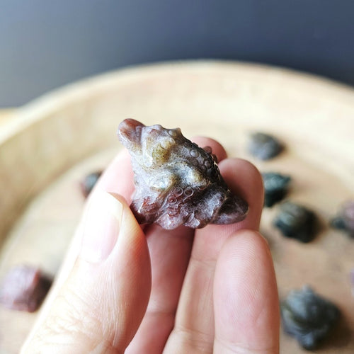 Ocean jasper Money Toad | Calming Ocean Of Abundance