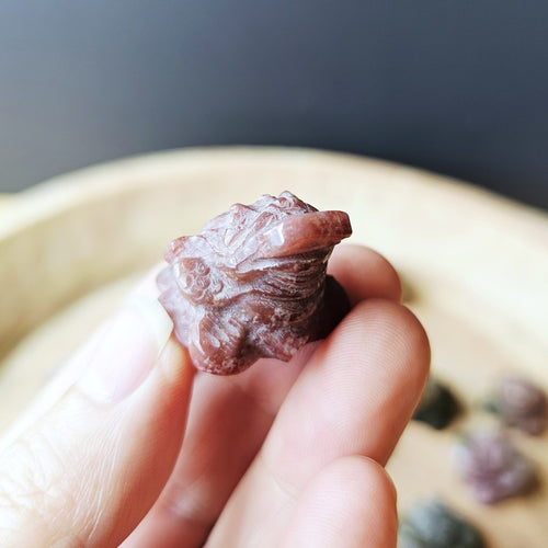 Ocean jasper Money Toad | Calming Ocean Of Abundance