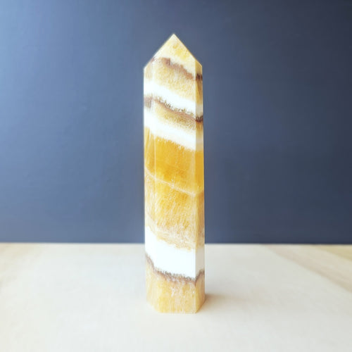 Orange Banded Calcite | Generator 411gms