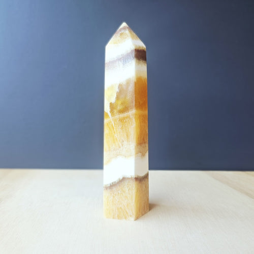 Orange Banded Calcite | Generator 468gms