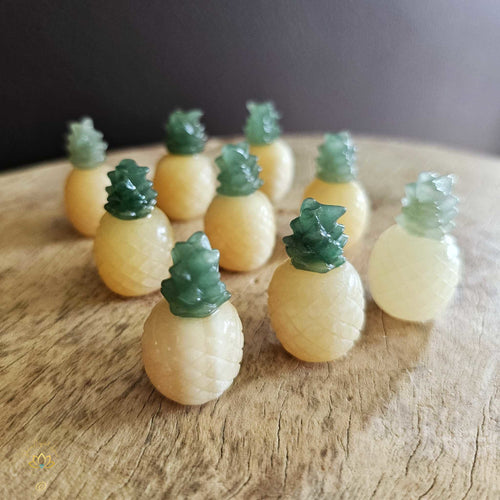 Orange Calcite Pineapples