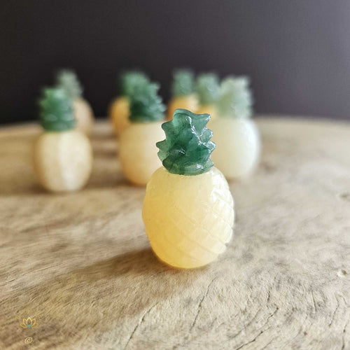 Orange Calcite Pineapples