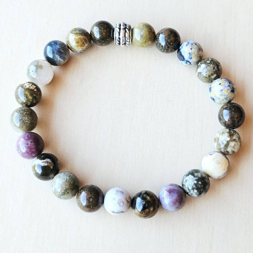 Orbicular Ocean Jasper Bracelet | Ancient Wisdom