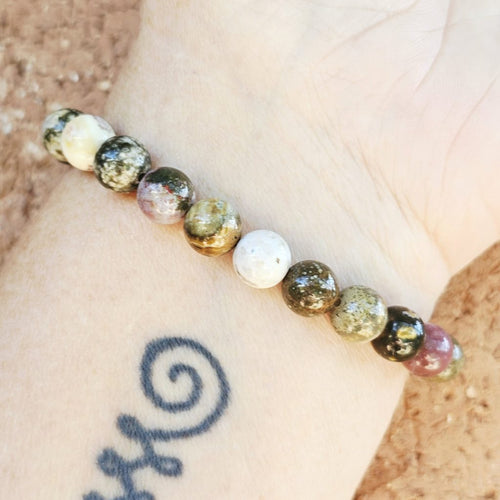 Orbicular Ocean Jasper Bracelet | Ancient Wisdom