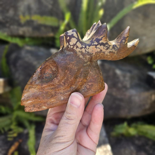 Outback Jasper Deer Carving | The Ancestral Masculine Deer