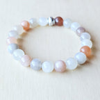 Peach Moonstone Bracelet | Radiant Clarity