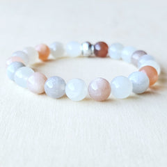 Peach Moonstone Bracelet | Radiant Clarity
