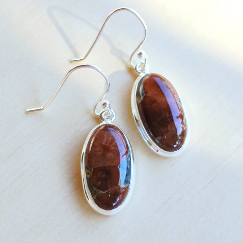 Peanut Obsidian (Perlite) Earrings | Centered State