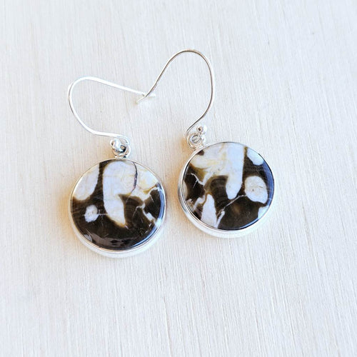 Peanut Wood Earrings | Ancient Strength