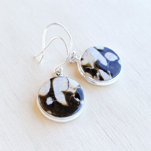 Peanut Wood Earrings | Ancient Strength