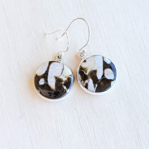 Peanut Wood Earrings | Ancient Strength