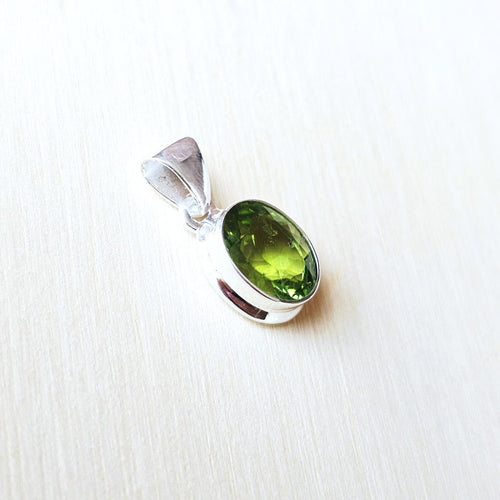 Peridot Faceted Pendant | Vibrant Energy