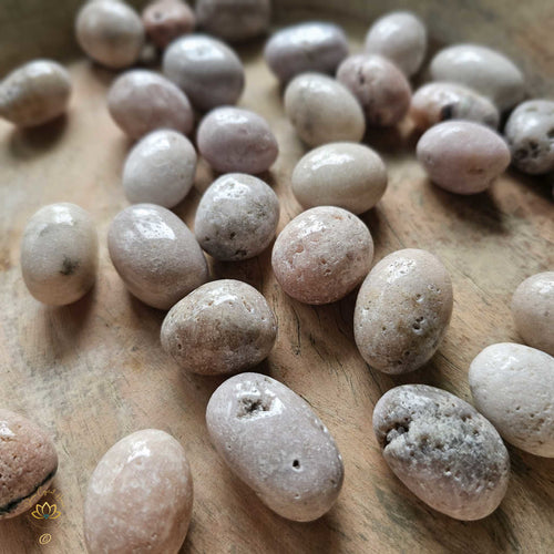 Pink Amethyst Tumbled Stones