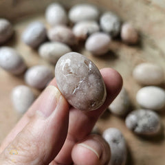 Pink Amethyst Tumbled Stones