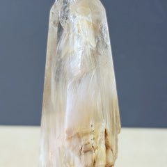 Pink Rabbit Hair Rutile Quartz | Collector Specimen