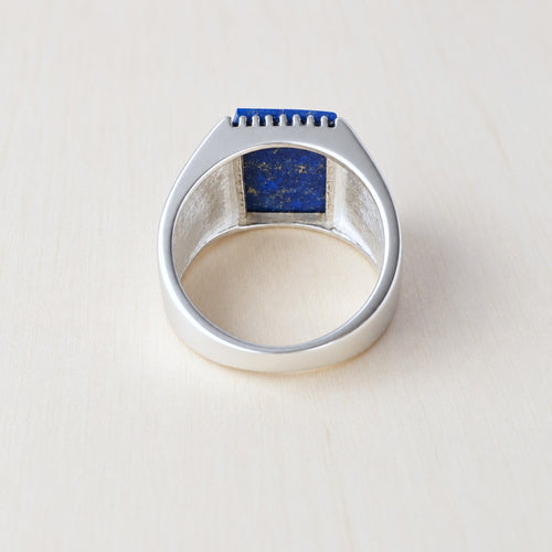Men’s Lapis Lazuli Statement Ring