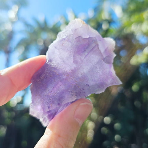 Polychromatic Blue Octahedral Fluorite | 82gms