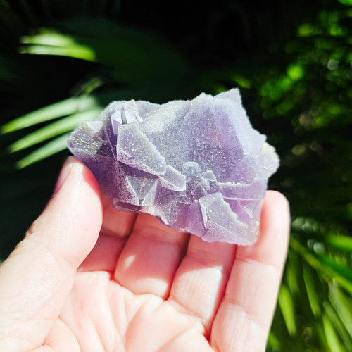 Polychromatic Blue Octahedral Fluorite | 82gms