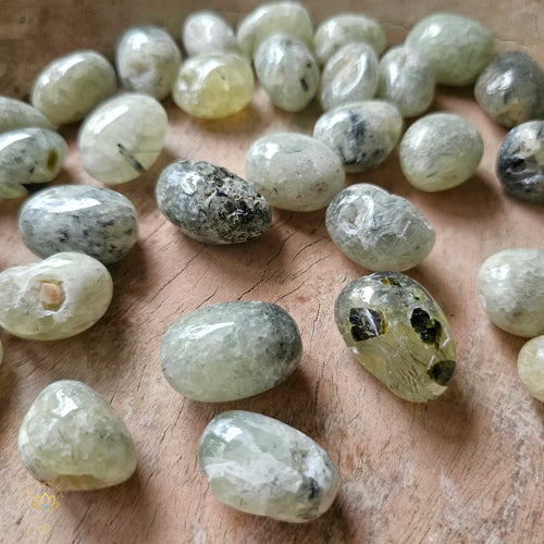 Prehnite & Epidote Tumbled Stones